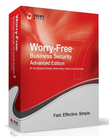 Trend Micro Worry-Free Business Security 7 Adv, 51-100u, 15m, RNW, WIN, FRE Francese 1,25 anno i