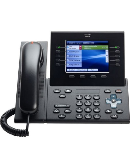 Cisco 8961 telefono IP Antracite 5 linee LCD