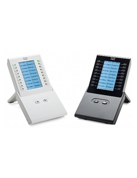 Cisco Unified IP Color Key Expansion Module Nero, Bianco