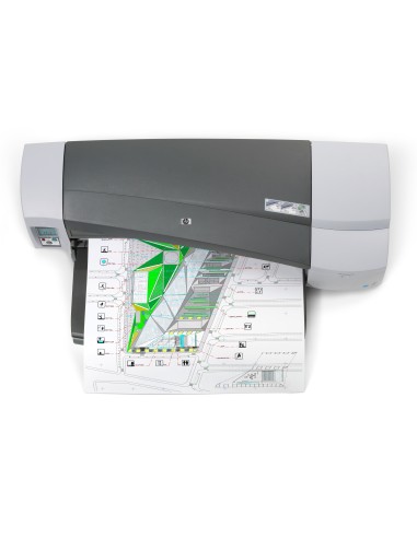 HP Designjet 111 24-tumsskrivare med fack stampante grandi formati A colori A1 (594 x 841 mm)