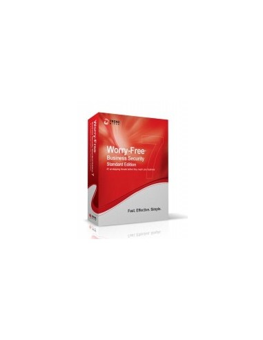 Trend Micro Worry-Free Business Security 7 Std, Win, Add Lic, 26-50u, 1Y, GLP, FRE Governativa (GOV) Francese 1 anno i