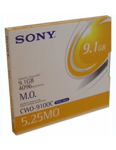 Sony CWO9100 5.25” Magneto-Optical Disc of 9,165MB. 14X Magneto optical disk