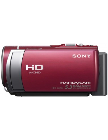Sony HDR-CX200+Bundle Videocamera palmare 5,3 MP CMOS Full HD Rosso