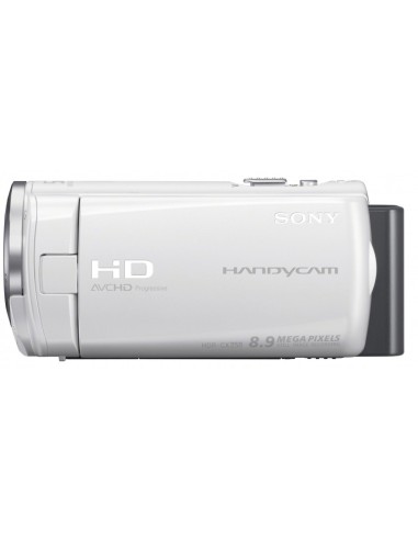 Sony HDR-CX250E+Bundle Videocamera palmare 8,9 MP CMOS Full HD Bianco