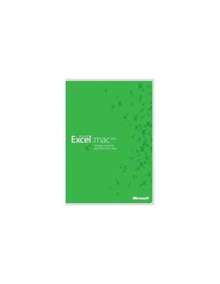 Microsoft Excel mac 2011, EDU, 1u, OLP-B, SNGL Istruzione (EDU) 1 licenza e