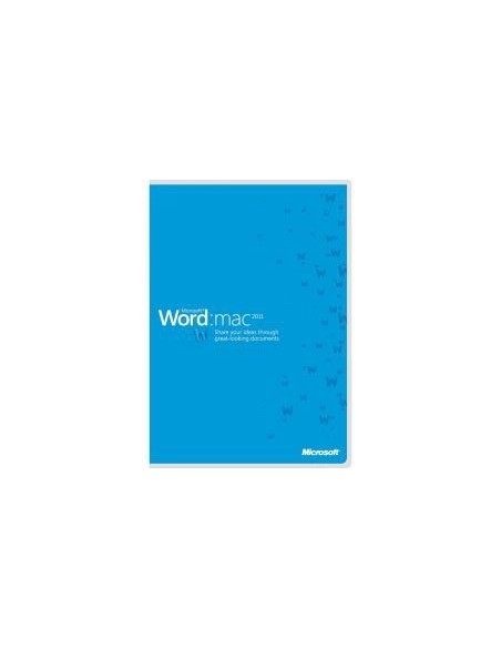 Microsoft Word mac 2011, EDU, OLP-B, 1u, SNGL Istruzione (EDU) 1 licenza e