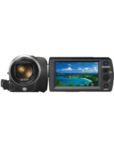 Sony DCR-PJ5EB videocamera Videocamera palmare 0,8 MP CCD Nero
