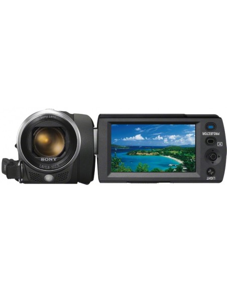 Sony DCR-PJ5EB videocamera Videocamera palmare 0,8 MP CCD Nero