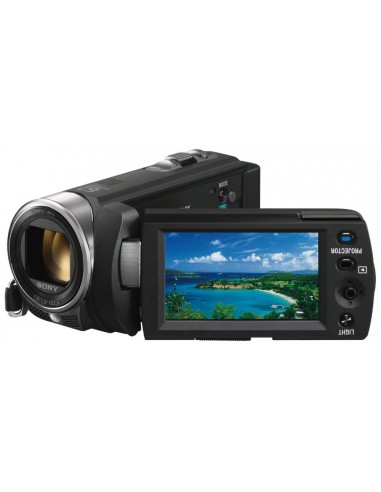 Sony DCR-PJ5EB videocamera Videocamera palmare 0,8 MP CCD Nero