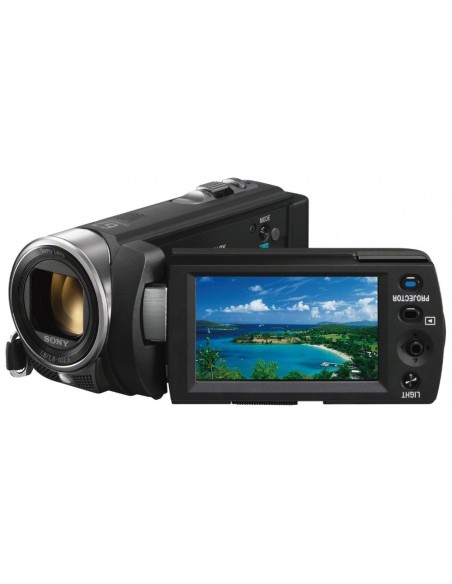 Sony DCR-PJ5EB videocamera Videocamera palmare 0,8 MP CCD Nero