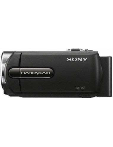 Sony DCR-SX21E Videocamera palmare 0,8 MP CCD Nero