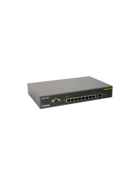 D-Link 8-Port 10 100Mbps Switch & 1x 1000BaseT & 1 x SFP Port, Managed 1U