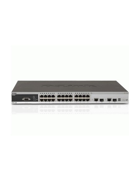 D-Link DES-3528 switch di rete Gestito Argento