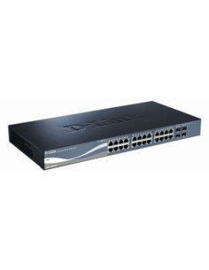 D-Link DGS-1500-28P switch di rete Gestito L3 Supporto Power over Ethernet (PoE) Argento