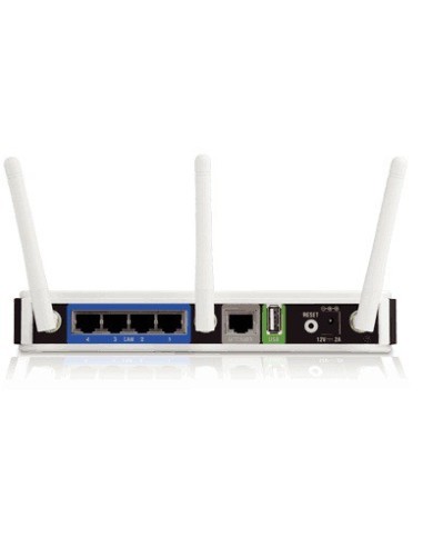 D-Link DIR-655 router wireless Gigabit Ethernet Bianco