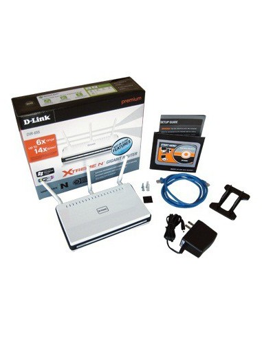 D-Link DIR-655 router wireless Gigabit Ethernet Bianco