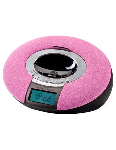 Sharp DK-CL8PHPK docking station con altoparlanti 2.1 canali 8 W Rosa