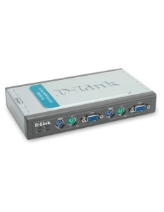 D-Link Pro Connect Switch Box Chassis 4sl switch per keyboard-video-mouse (kvm)