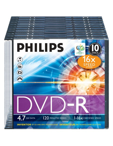 Philips DM4S6S10F 4,7 GB DVD-R 10 pz