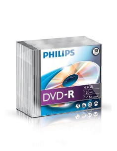 Philips DM4S6S10F 4,7 GB DVD-R 10 pz 2