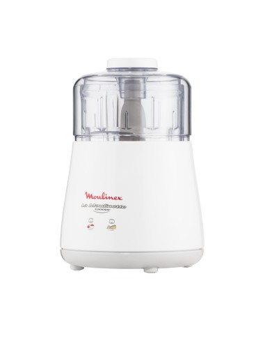 Moulinex DPA141 La Moulinette Tritatutto Elettrico, Adatto per Tutti i Tuoi Alimenti 1000 W, 0.3 l, Bianco
