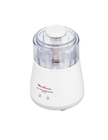 Moulinex DPA141 La Moulinette Tritatutto Elettrico, Adatto per Tutti i Tuoi Alimenti 1000 W, 0.3 l, Bianco