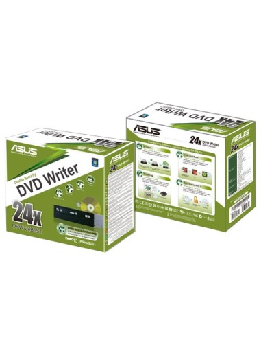 ASUS DRW-24B5ST lettore di disco ottico Interno DVD±RW Nero