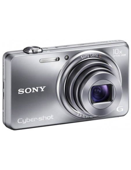 Sony Cyber-shot DSC-WX100 1 2.3" Fotocamera compatta 18,2 MP CMOS 4896 x 3672 Pixel Argento