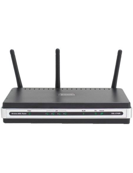 D-Link DSL-2740R router wireless Fast Ethernet Nero