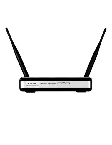 ASUS DSL-N12U router wireless Fast Ethernet Nero, Argento