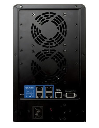 D-Link 5-Bay iSCSI SAN Enclosure, 4x1GbE Server di archiviazione Tower Collegamento ethernet LAN Nero