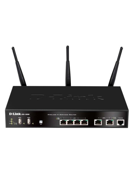 D-Link DSR-1000N router wireless Gigabit Ethernet Nero