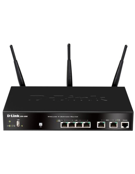 D-Link DSR-500N router wireless Gigabit Ethernet Nero