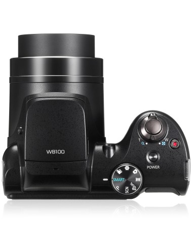 Samsung WB WB100 Fotocamera compatta 16,2 MP CCD 4608 x 3456 Pixel Nero