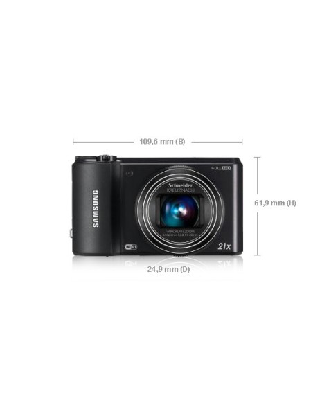 Samsung WB WB850F 1 2.3" Fotocamera compatta 16,8 MP CMOS 4608 x 3456 Pixel Nero