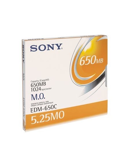 Sony 5.25” Magneto-Optical Disc of 650MB Magneto optical disk