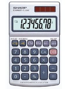 Sharp EL-326E calcolatrice Tasca Calcolatrice di base