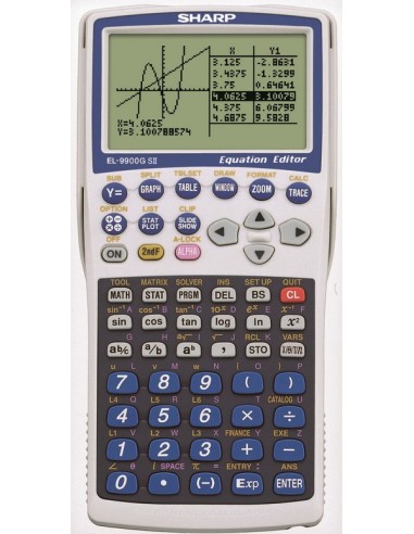 Sharp EL-9900 calcolatrice Tasca Calcolatrice scientifica Blu, Bianco