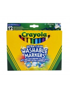 Crayola CF12LAVABILISSIMI- PEN.LLI P.TAMAXI Lavabilissimi punta maxi 58-8329 0071662083298 DIDATTICA E SCUOLA
