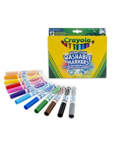 Crayola CF12LAVABILISSIMI- PEN.LLI P.TAMAXI Lavabilissimi punta maxi 58-8329 0071662083298 DIDATTICA E SCUOLA