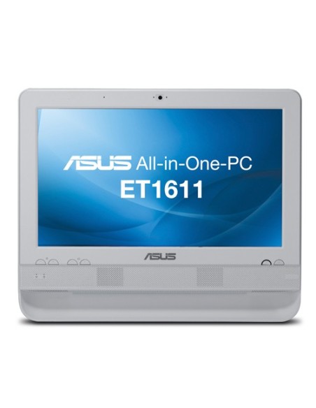 ASUS ET1611PUT-W0070 All-in-One PC Intel Atom® 39,6 cm (15.6") 1366 x 768 Pixel Touch screen 1 GB DDR3-SDRAM 320 GB HDD Bianco