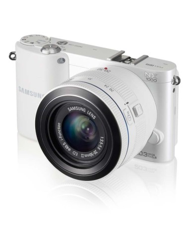 Samsung NX 1000 + 20-50mm MILC 20,3 MP CMOS 5472 x 3648 Pixel Bianco