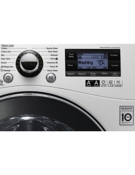LG F1495BDS lavatrice Caricamento frontale 12 kg 1400 Giri min Bianco
