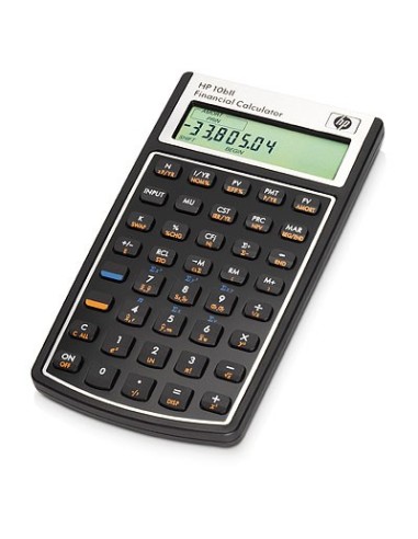 HP 10bII calcolatrice Tasca Calcolatrice finanziaria Nero, Bianco