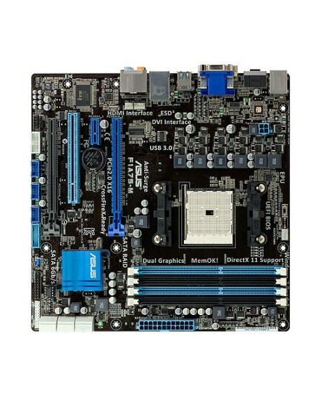 ASUS F1A75-M scheda madre AMD Hudson D3 Socket FM1 micro ATX