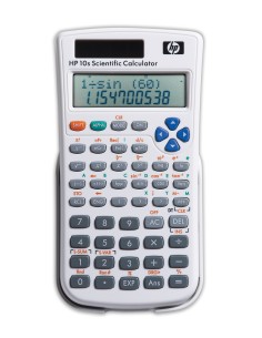HP 10s calcolatrice Tasca Calcolatrice scientifica Grigio, Bianco
