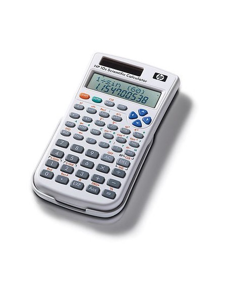 HP 10s calcolatrice Tasca Calcolatrice scientifica Grigio, Bianco