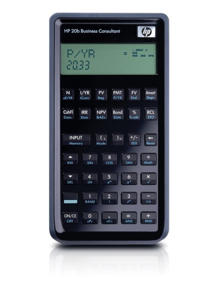 HP 20b calcolatrice Tasca Calcolatrice finanziaria Nero