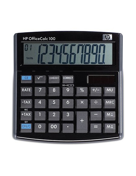 HP OfficeCalc 100 calcolatrice Desktop Calcolatrice finanziaria Nero