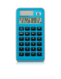 HP EasyCalc 100 calcolatrice Tasca Calcolatrice di base Blu